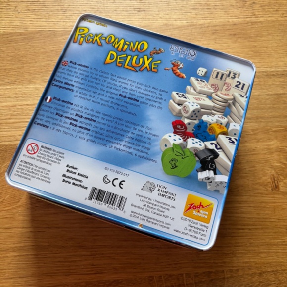 NEW, Pick-Omino Deluxe, Zoch Verlag, Tin Box Edition - Picture 2 of 7